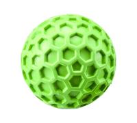 Ceprznvey Interactive Pet Ball, Dog Squeaky Toy, Chew Toy with Built-in Whistle, Heavy Duty for Fetching, Chasing, Chewing, Home, Backyard, Park, Gold Beach, 2,56 pulgadas, Rubber Material