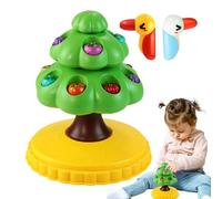 Ceprznvey Juego de Pesca para | Juego Educativo de Pesca con Puzzle,Árbol en Forma de Pic-Verde Magnético con Frutas para Recoger Rotary Luz Y Sonidos para Coordinación Mano- Desde 3