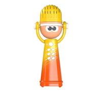 Ceprznvey Kids Microphone Karaoke, Microphone Toy, Interactive Wireless Handheld Singing Toy for Early Education Activity, Indoor Outdoor Entertainment, 8.46x2.36x3.74 Inches ABS 500g