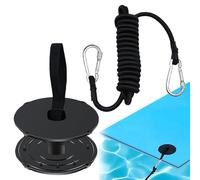Ceprznvey Kit Amarre para Alfombra Acuática - Juego De Herramientas Portátil Ajustable Y Estable - Kit de Eslinga para Colchoneta Flotante,Uso En Verano Piscina Lago Mar Patio Cubierta Bote Pontón
