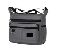Ceprznvey Men Shoulder Bag, Shoulder Bag, Waterproof Multi Pocket Trendy Practical Design Compact Size Everyday Carry Functional Versatile, Sling Backpack for Travel, 9.84x3.94x8.27inches