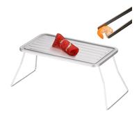 Ceprznvey Mesa para Barbacoa Portátil,Bandeja de Asado para Barbacoa - Plato de Parrilla para Picnic,para Hornear Al Aire Libre Restaurante Picnic Catering Camping Cocina Mariscos Verduras Carne