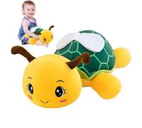 Ceprznvey Plush Turtle Doll, Soft Stuffed Animal, Cuddly Throw Pillow, Elastic Fleece & Down Cotton, Huggable & Comforting, Home Decoration, Gift, Car Interior, 11.8x7.1x4.3 pulgadas, Green