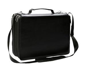 Ceprznvey Portable Pencil Case, Large 4-Layer Marker Bag, Pen Storage Case, Storage Bag, Hobby Art Craft Storage Box, School Supply Organizer Container for Makeup Brush, Gel Pen Storage, Negro,