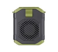 Ceprznvey, Portable Waist Clip Fan, Personal Waist Fan, Five Speed Adjustable, Built-In Flashlight, Outdoor Travel Hiking Yard Work Use, 3,7 x 2,68 x 4,45 pulgadas, naranja verde, 1 pieza