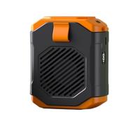 Ceprznvey, Portable Waist Clip Fan, Personal Waist Fan, Five Speed Adjustable, Built-In Flashlight, Outdoor Travel Hiking Yard Work Use, 3,7 x 2,68 x 4,45 pulgadas, naranja verde, 1 pieza