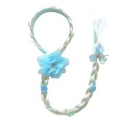 Ceprznvey Princess Headbands, Young Girls Headwear Wig, Colorful Long Strands Realistic Cosplay Tool Soft Skin-Friendly Styling Party Toys for Natural Looking