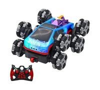 Ceprznvey RC Trucks for Kids - Stunt 8 Wheels Vehicles with Light | 12 Inch RC Truck with Spray Functions, ABS Synthetic Remote Control Car with Rechargeable Battery, All Terrain Vehicle for Backyard