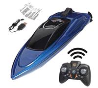 Ceprznvey Remote Control Speed Boat, Electric Racing Boat Toy, Waterproof for Pools Beach Bathtubs Outdoor, Fun High-Speed Water Play, Versatile Gift Toys for Kids and Adults, Blue