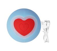 Ceprznvey Shaky Ball Toy for Dogs, Heart-Style Automatic Bouncing Ball, USB Rechargeable Smart Rolling Toy Interactive for Cats and Puppies to Have Fun, 1.5x1.5x1.5 Inches