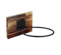 Ceprznvey Sports Display - Basketball Holder Wall Mount for Storage | Wood Iron with Multi Functional Rack Design, Compact Ball Organizer, Soccer Volleyball Football Bedroom Dorm Studio Entryway