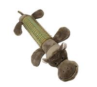Ceprznvey Squeaker Toy, Dog Toy, Animal Shape Puppy Teething Oral Health Grunting Feature Chasing Fun Sturdy Design Interactive, Dog Squeaker for Pet, 11.81x5.12x2.36inches