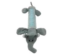 Ceprznvey Squeaker Toy, Dog Toy, Animal Shape Puppy Teething Oral Health Grunting Feature Chasing Fun Sturdy Design Interactive, Dog Squeaker for Pet, 11.81x5.12x2.36inches