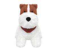 Ceprznvey Stuffed Dog, Highland Terrier Plush Toy, 9.8 Inch Lightweight Build Cute Puppy Soft Throw Pillow Animal Doll For Store Collection Bedroom Home
