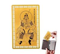 Ceprznvey Tarjeta de Protección Tai SUI 2026 - Coleccionables Chinos Portátiles en Cobre Dorado - Lámina Tai SUI del Año del Caballo - para Hombres Mujeres Papá Abuelo Esposa Esposo Hijo Hija Familia