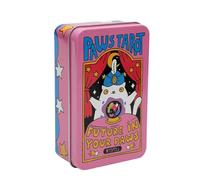 Ceprznvey Tarot Cards, Adivinación Deck, Gold-Plated Portable Include Paper Instrucciones Fortune Telling for Adults and Beginners, 4,33 x 2,64 x 1,57 pulgadas