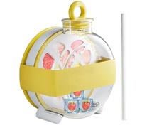 Ceprznvey Taza Para Cubitos De Hielo - Taza De Hielo Portátil 300ml A Prueba De Fugas Con Pajita,Utensilios Y Accesorios De Cocina De Uso Múltiple Para Exteriores En Verano Viajes