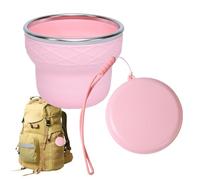 Ceprznvey Taza plegable de silicona reutilizable de 200 ml, taza de agua para camping, taza de viaje, para casa, oficina, gimnasio, escuela, picnic, playa, deportes, picnic, senderismo, correr