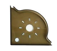 Ceprznvey Triangle Frag Rack Corner - Aquarium Reef Organizer | PP Material With Compact Design, Corner Placement Holder, For Coral Stands, Tweezers, Scrapers Accessories, Aquarium