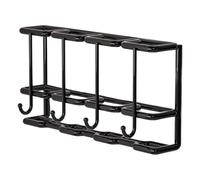 Ceprznvey Wall Mount Umbrella Holder, Umbrella Rack, 4-Slot Space-Saving Storage Organizer for Entryway, Hallway, Doorway, Home Decoration, 11.81x4.72x2.76 Inches, Metal Material
