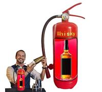 Ceprznvey Wine Bottle Fire Extinguisher, Fire Extinguisher Wine Holder, Novelty Wine Bottle Storage, Wine Holder, Iron Wine Storage System, Whisky Wine Bottle Holder, Firefighter Wine Storage