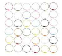 Ceprznvey Wire Keychain, Steel Luggage Tag Loops, Heavy Duty Cable Rings, Multipurpose Connector Clip, Travel Camping Organizer, Metal Keychain Fastener 1.89x1.97x0.39