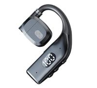 Ceprznvey Wrap Around Earbuds, Noise Cancelling Headphones, Sweatproof Earpiece, Digital Display, Wireless Fit, Swimming Workout Gym Motorcycle Use, 2.76x1.97x0.39 Inches, Black, 1 Set
