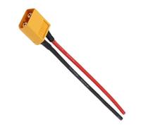 Ceprznvey XT60 Adapter, Male Female Connector, Copper Wire Construction, 16AWG 10cm Length, Ideal for Drone Car Solar Panel RV Electronics, 3.94 Inches, Red Black, 1 Piece