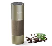 CERA+ Burr Molinillo de grano de café eléctrico, profesional Pequeños molinillos de café Espresso para uso doméstico de viaje,Oro