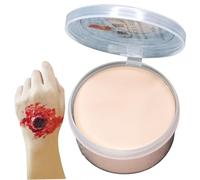 Cera cera 1.41oz de maquillaje de Halloween, herida falsa Efecto de piel especial para cicatriz realista, maquillaje SFX de Halloween para fantasía de cosplay escenario teatral, ligero, 2025