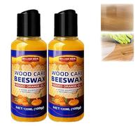 Cera de abejas natural micromolecularizada, abrillantador de muebles de cera de abejas, aerosol de abrillantador de cera de abejas utilizado para cuidar pisos de muebles de madera (2pcs)