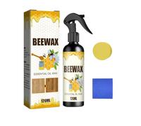 Cera de Abejas Pulimento para Muebles de Madera,cera para madera,Limpiador En Aerosol De Cera De Abejas,para el Cuidado de Muebles y Protección de Madera para Interior y Exterior
