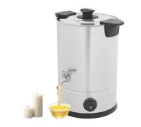 Cera de fusión de cera de 12 litros, olla de fusión de cera para velas, temperatura ajustable con grifo e indicador digital LED para hacer velas DIY
