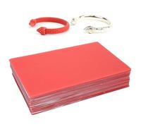Cera de Joyería, Cera para placa base Hoja de Cera de Modelado en Rodajas Rojas Grabado de Cera para Tallado Molde de Fundición Herramienta de Encerado para Grabado Joyería Manualidades