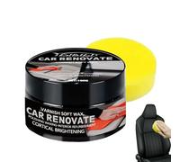 Cera de limpieza de salpicadero, protector de coche, kit de pulido de vinilo para coche, restaurador de revestimiento de coche, cera para asientos, protector de cera para salpicadero, restaurador de