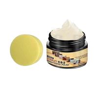 Cera de madera para muebles, 30 ml, pulido protector con esponja, cera de pasta de madera, para silla de suelo, armario, puerta, ventana, marco, escaleras, instrumentos musicales, bandeja de tabla de