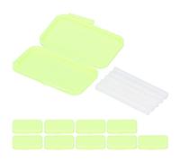 cera de ortodoncia dental para aparatos ortopédicos, el cuidado dental, aparatos de protección bucal de aparatos dentales, 10 piezas(amarillo)