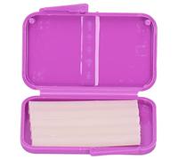 cera de ortodoncia dental para aparatos ortopédicos, el cuidado dental, aparatos de protección bucal de aparatos dentales, 10 piezas(púrpura)