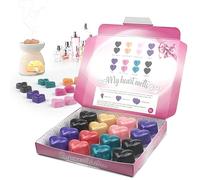 Cera de perfume mixta: 8 x 2 unidades de cera perfumada en forma de corazón High Street - 2 de cada uno de Alien, Angel, Black Opium, Creed, Lady Million, Madam Coco Sauvage y La Vie Est Belle