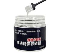 Cera de restauración de tiras de goma, restaurador de carenas, cuidado interior de coche, cera de reparación, lubricante | Renovación versátil, prevención de grietas, uso en el coche y el hogar para T