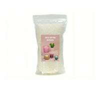 Cera de Soja Premium para Velas en Vaso 1Kg. Perlas de , ideales para velas caseras aromáticas y proyectos DIY, en bolsa con .