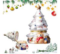 Cera de Soja Velas, SilverChry Velas Navideñas, Vela Árbol Navidad Decoración, Velas Aromáticas, Velas Decorativas, Velas Perfumadas Regalo, Velas Arbol Navidad, Vela Aromatica (Blanco)