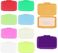 Cera dental para aparatos ortopédicos, multicolor, 50 unidades, cera para frenos, adecuada para la mandíbula, cera de encías con olor a fruta, para portafrenos, cuidado bucal, alivio del dolor y