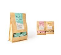 Cera depilatoria 1Kg SELAS. A elegir Natural, Rosa Mosqueta o Aloe Vera. Elaborada con productos naturales y sostenibles. (Aloe Vera). Discos, profesional, piel sensible, baja temperatura, brasileña.