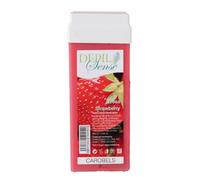 Cera Depilatoria Roll-On Fresa - Cartucho 100 ml para Piel Suave | Uso Profesional y en Casa | Compatible con Calentadores Universales