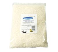 Cera derretida de mezcla de colza y coco, 1,5 kg, color blanco