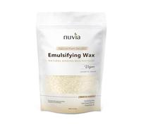 Cera emulsionante, 100% natural derivada de plantas, NF, cosmética y grado alimenticio; 6 onzas