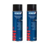 Cera en aerosol Dinitrol 4941, para la parte inferior de coche, color negro, 2 unidades de 500 ml