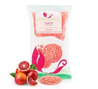 Cera Hipoalergénica Dermawax Crystal Orange: Solución Perfecta para la Depilación Suave en Pieles Sensibles, Ideal para Cuerpo, Cara y Zona Íntima (0,8 kg, Crystal Orange)