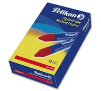 Cera Marcadora PELIKAN Rojo, Caja x12